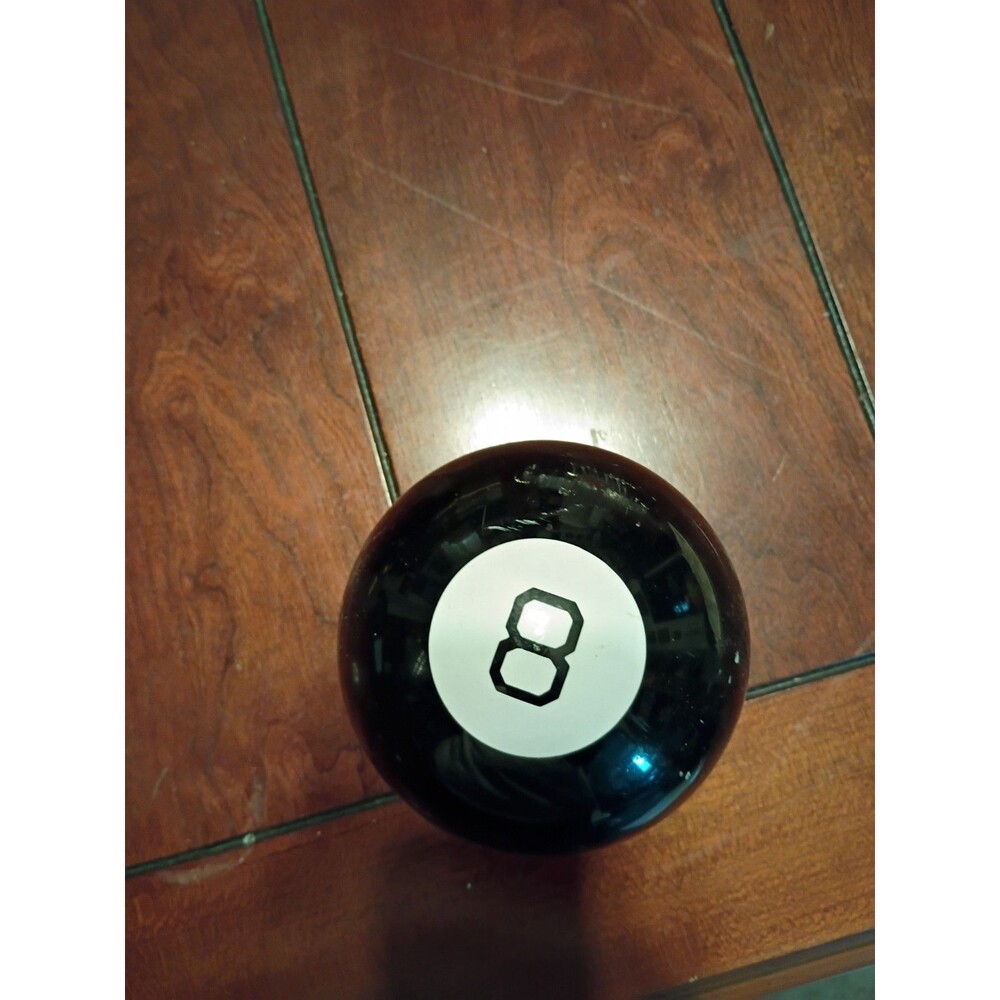 Unbranded Unmarked Magic 8 Ball Fortune Telling Toy Vintage Ribbed Middle Unique